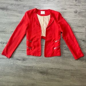 Orange/ Red Blazer Size M